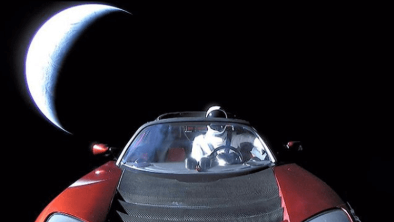 Elon musk roadster